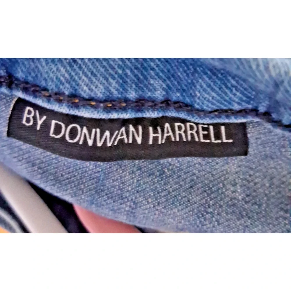 Art Meets Chaos Donwan Harrell Mens Distressed Skinny Jeans Blue Button Fly 38
